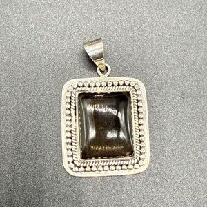 Clear black pendent